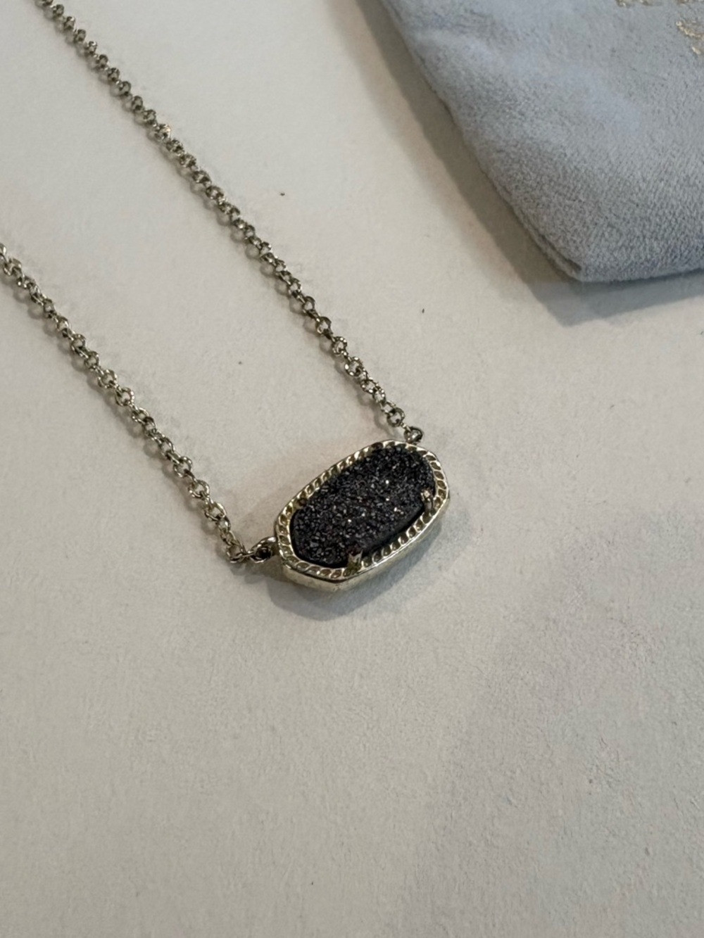 Silver & Gold Kendra Scott Pendant Chain Necklace